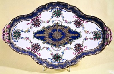 Sevres dinner platter by French School